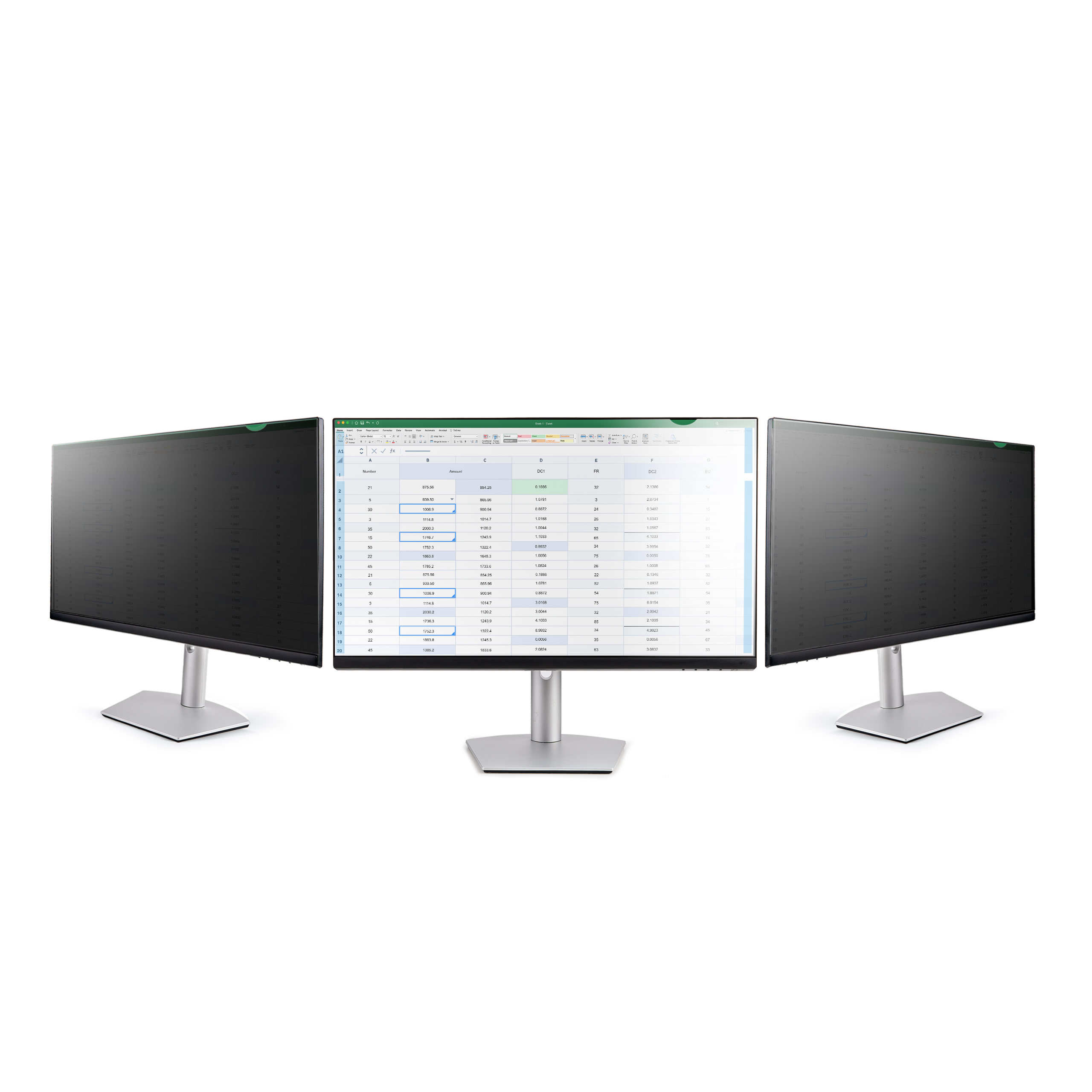 STARTECH.COM 24inch Monitor Privacy Screen - Universal - Matte or Glossy - 16:10 Aspect Ratio - 30+/- Degree Privacy Viewing Angle