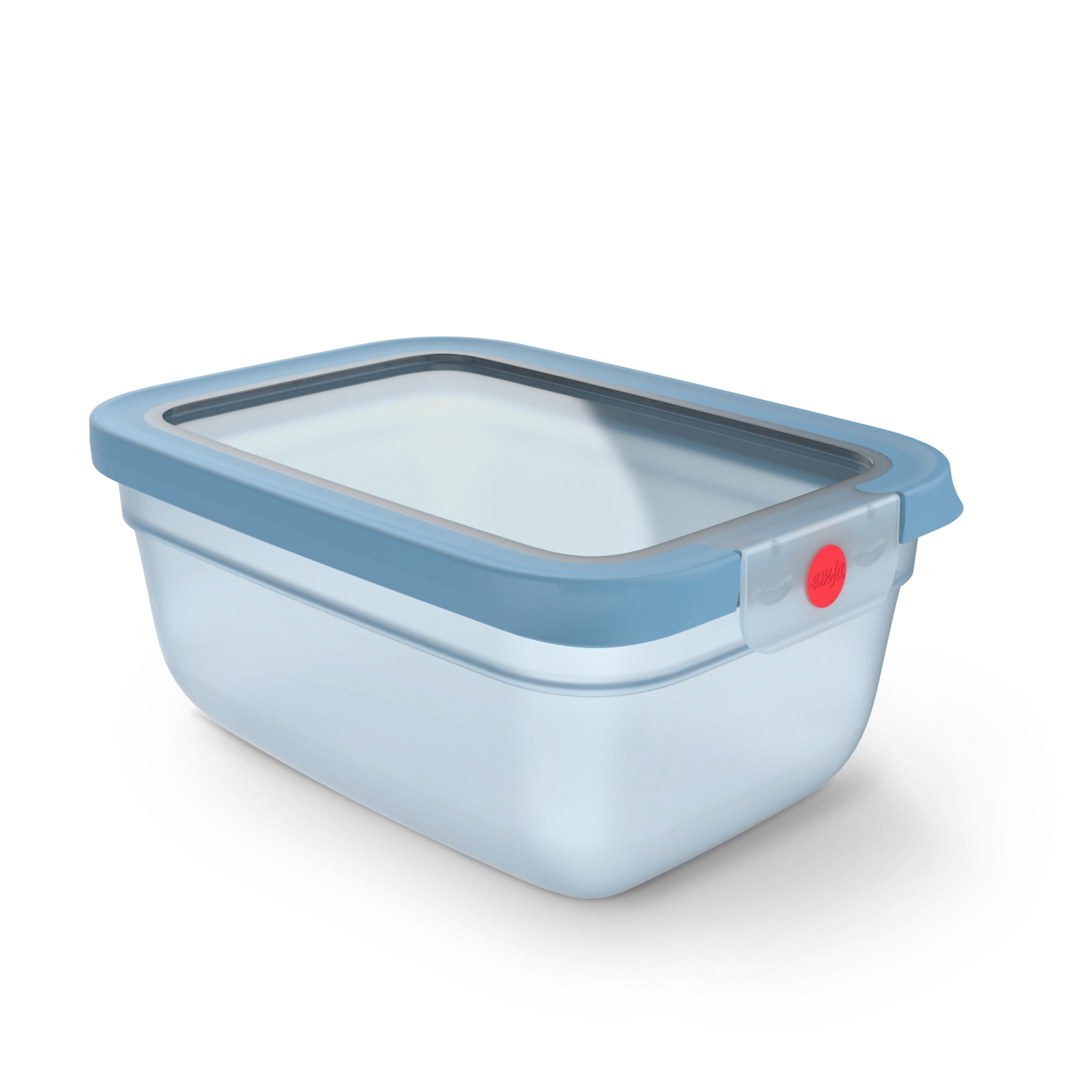 emsa Frischhaltedose ONECLICK 9,4 cm hoch blau 1,5 l, 1 St.