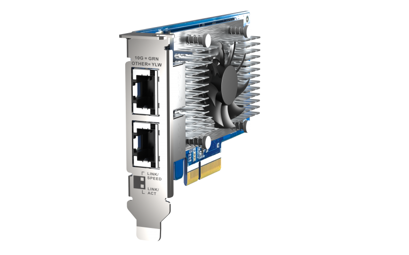 QNAP QXG-10G2T-X710 Netzwerkadapter-PCIe 10 GBE RJ45 x2