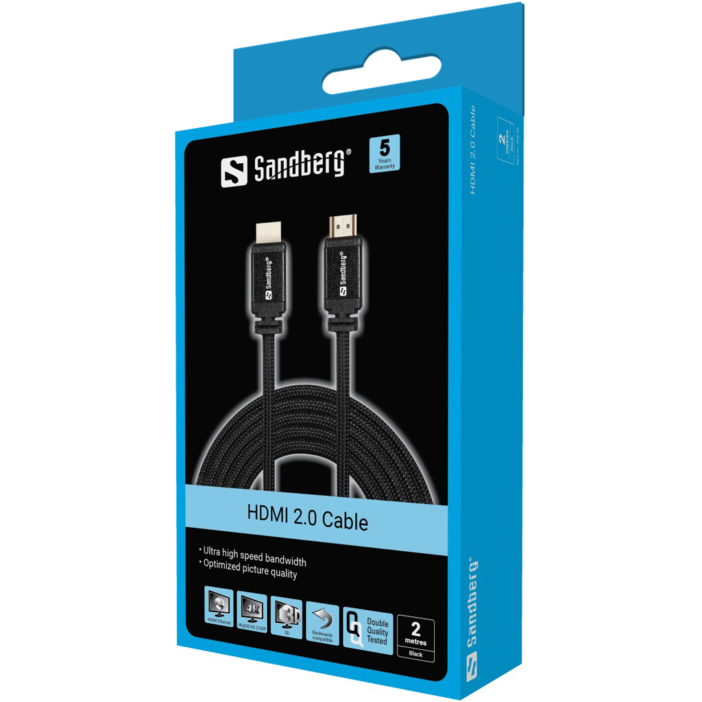 SANDBERG HDMI 2.0 19M-19M 2m