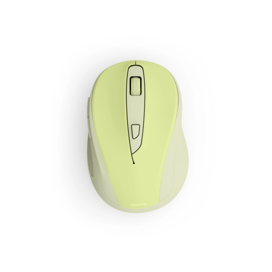 hama WM-400 Maus ergonomisch kabellos grün
