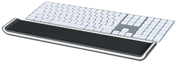LEITZ Tastatur-Handballenauflage Ergo WOW schwarz, weiß