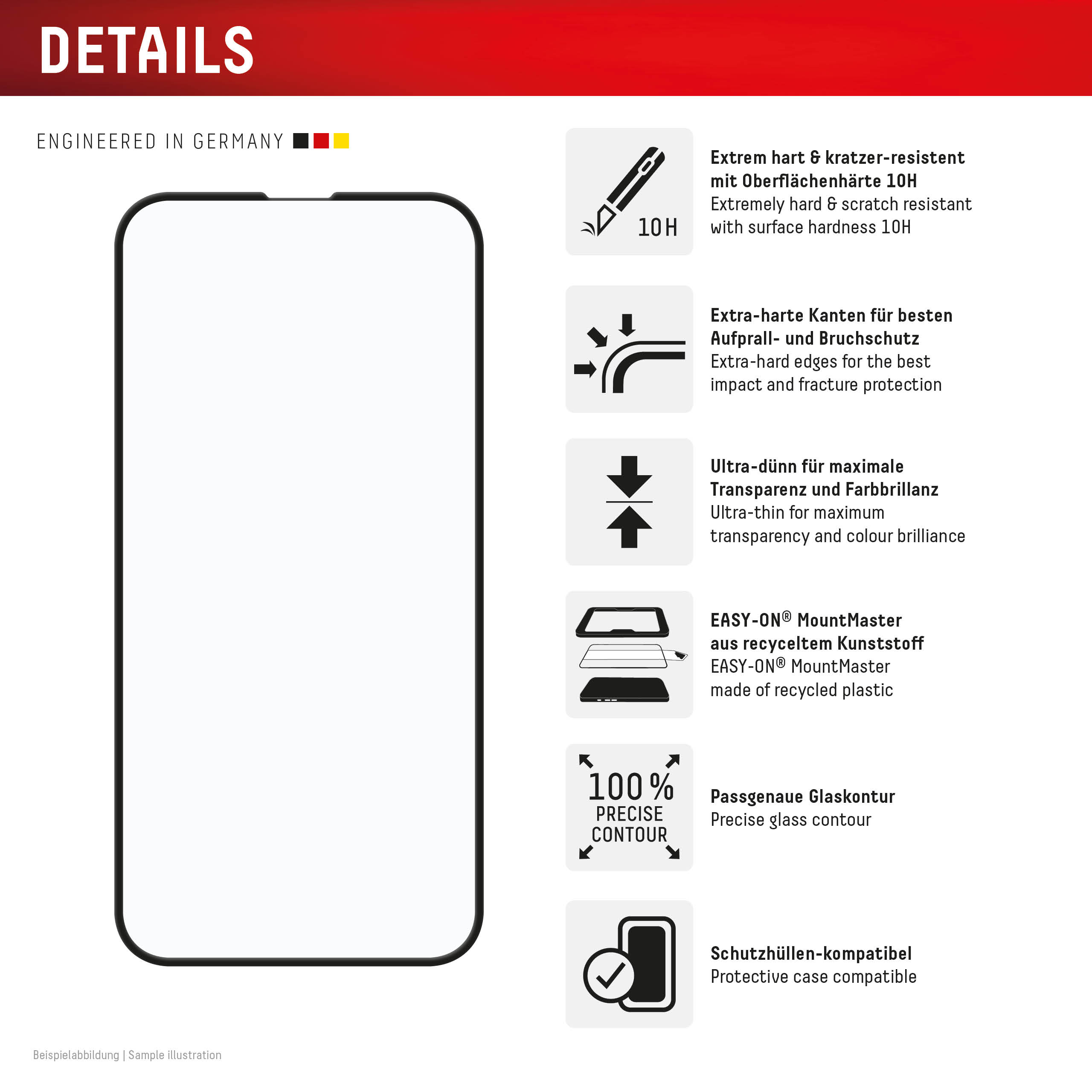 DISPLEX Premium Glass MM Apple iPhone 16e/17e