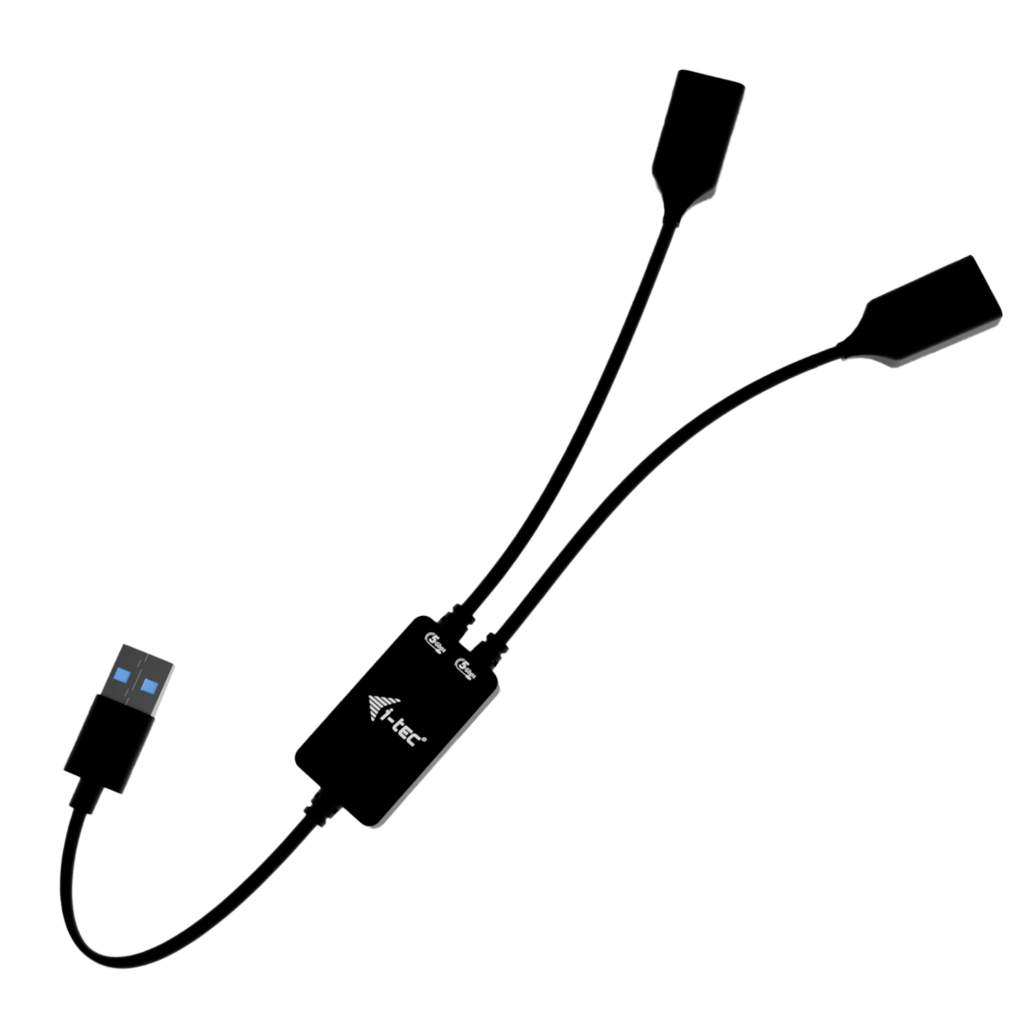 I-TEC USB-A CABLE HUB 2 PORT USB-A HUB TO 2 PORT (2X USB-A)