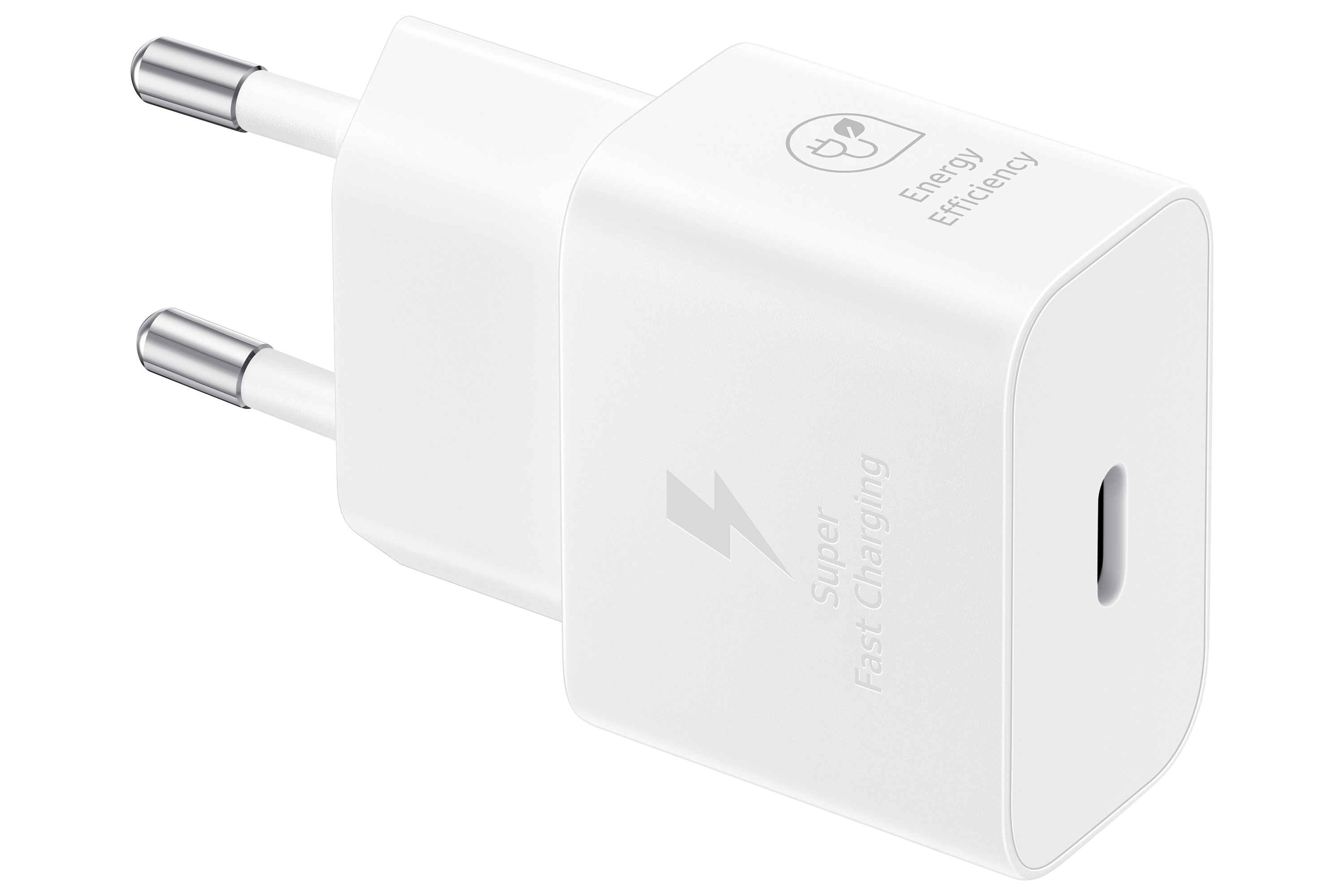 Samsung Schnellladegerät - ohne Datenkabel - USB-C 25W - weiß