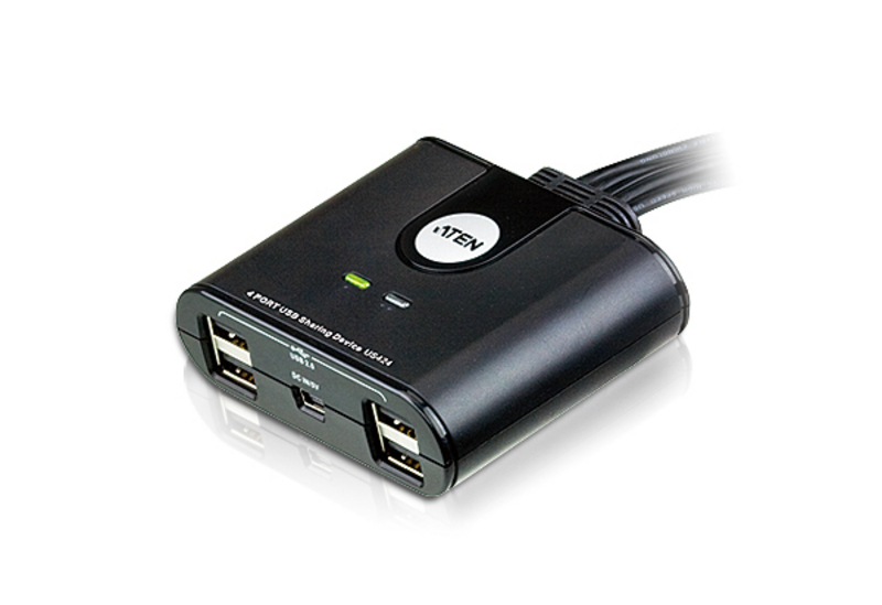 ATEN US424 USB 2.0-Peripheriegeräte-Switch mit 4 Ports