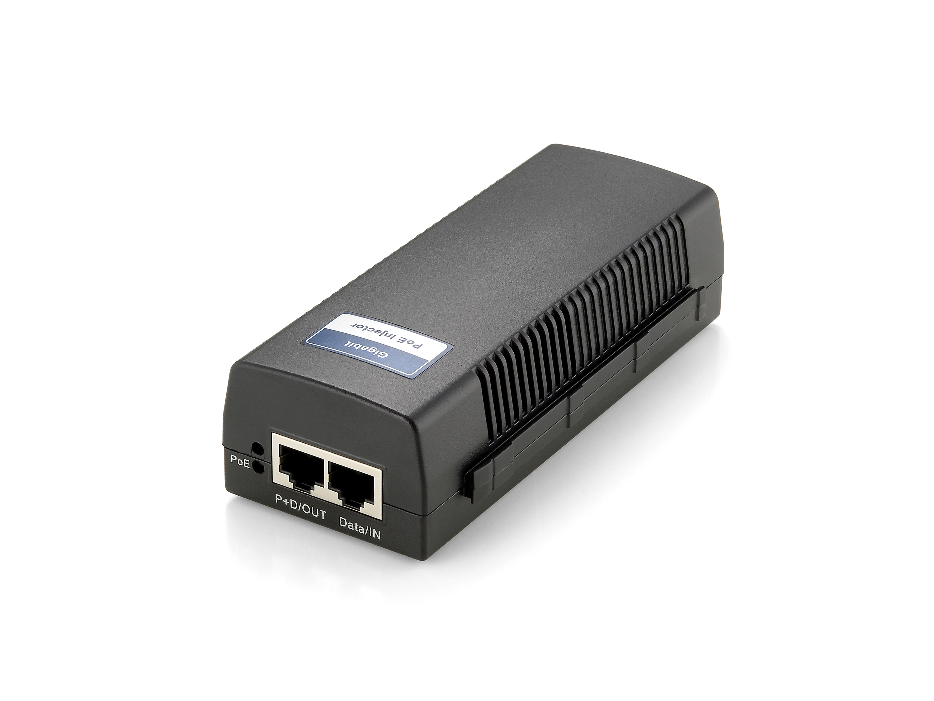 LevelOne PoE-Injektor GE 2x PSE 30W/6KV schwarz