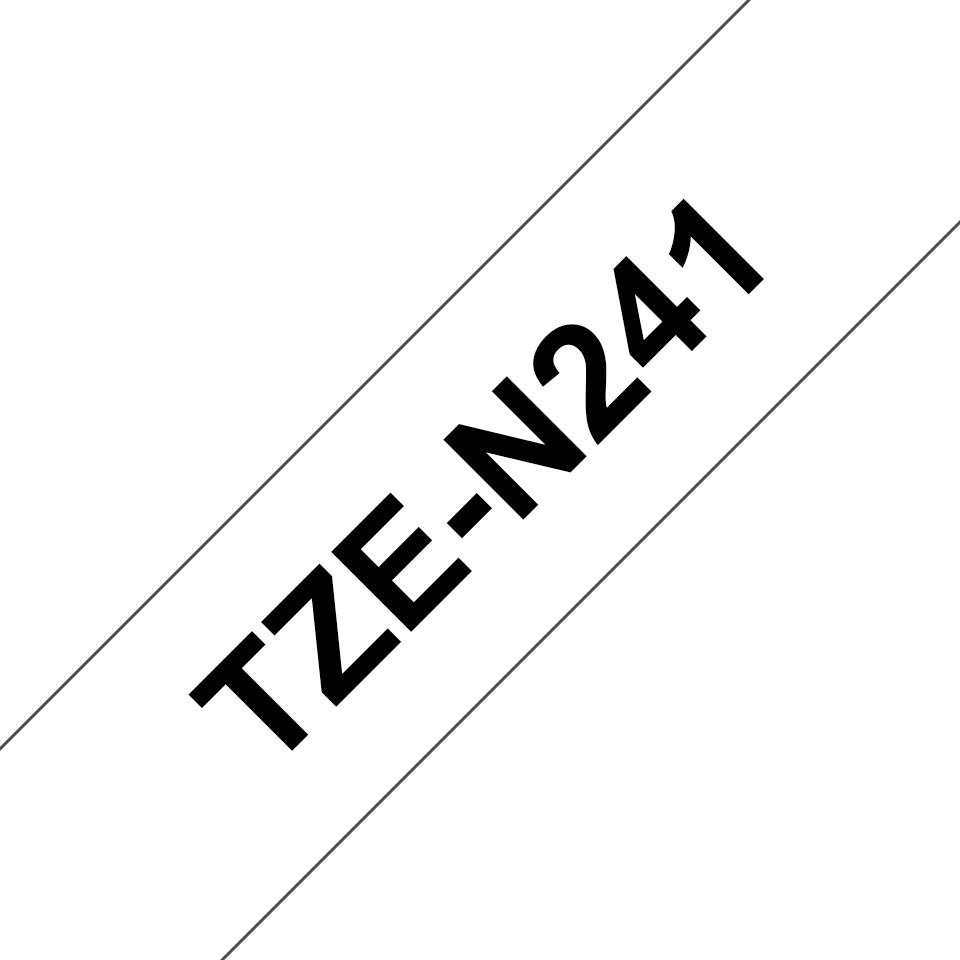 TZE-N241 NON-LAMIN. TAPE 18MM 8M BLACK ON WHITE
