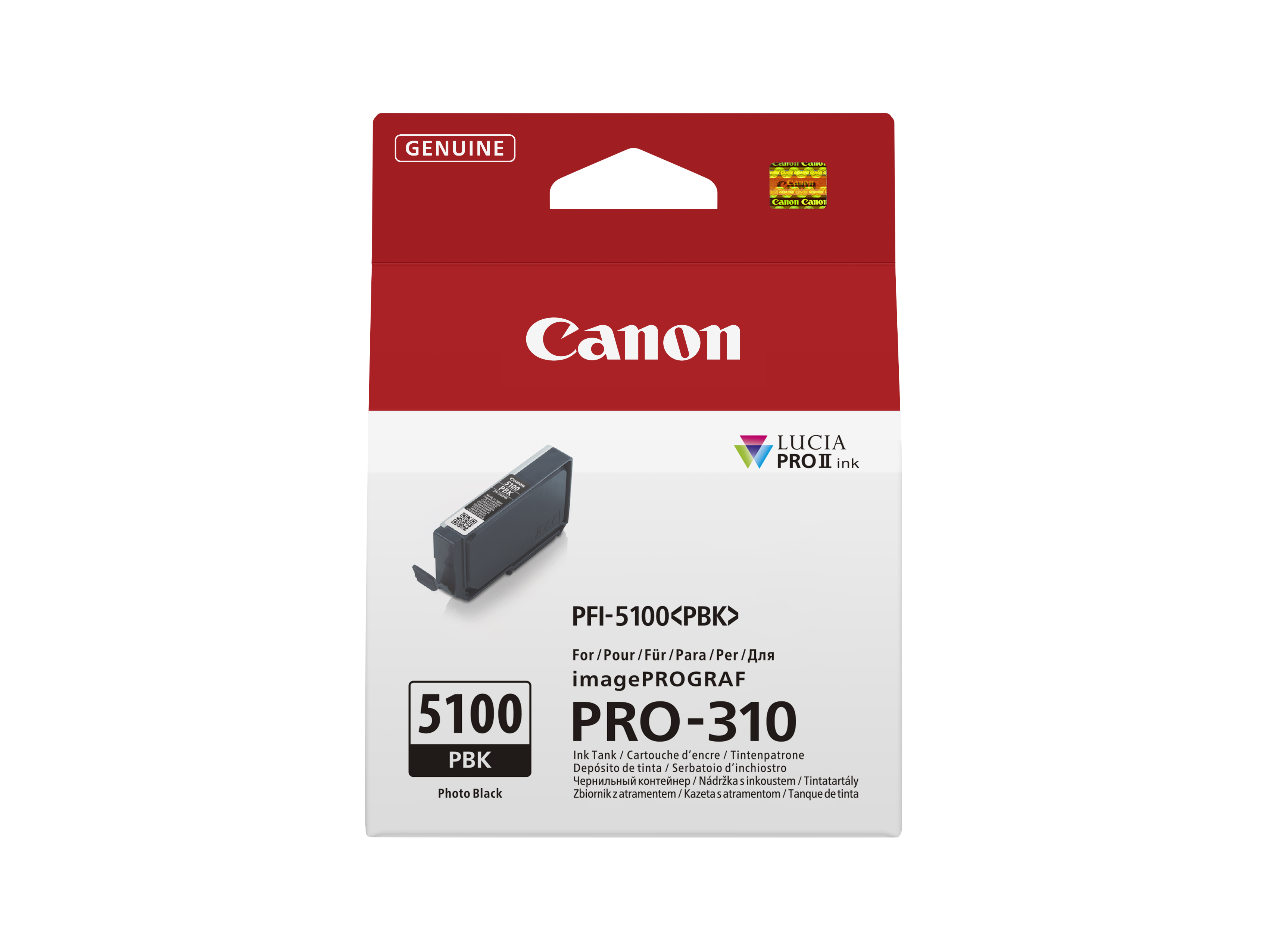 Canon PFI-5100 PBK Foto schwarz Druckerpatrone