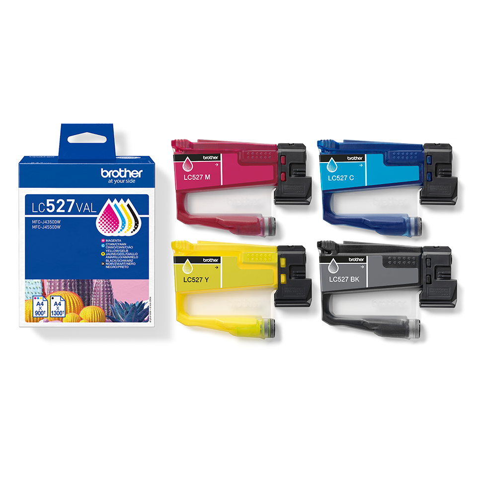 brother LC-527VAL schwarz, cyan, magenta, gelb Druckerpatronen, 4er-Set