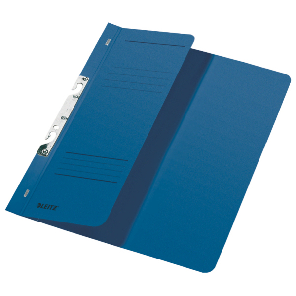 LEITZ Einhakhefter 3744 Karton blau DIN A4, halber Deckel, 1 St.