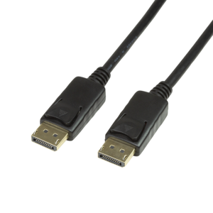 Logilink DisplayPort-Kabel, DP/M zu DP/M, 4K/60 Hz, schw. 5m