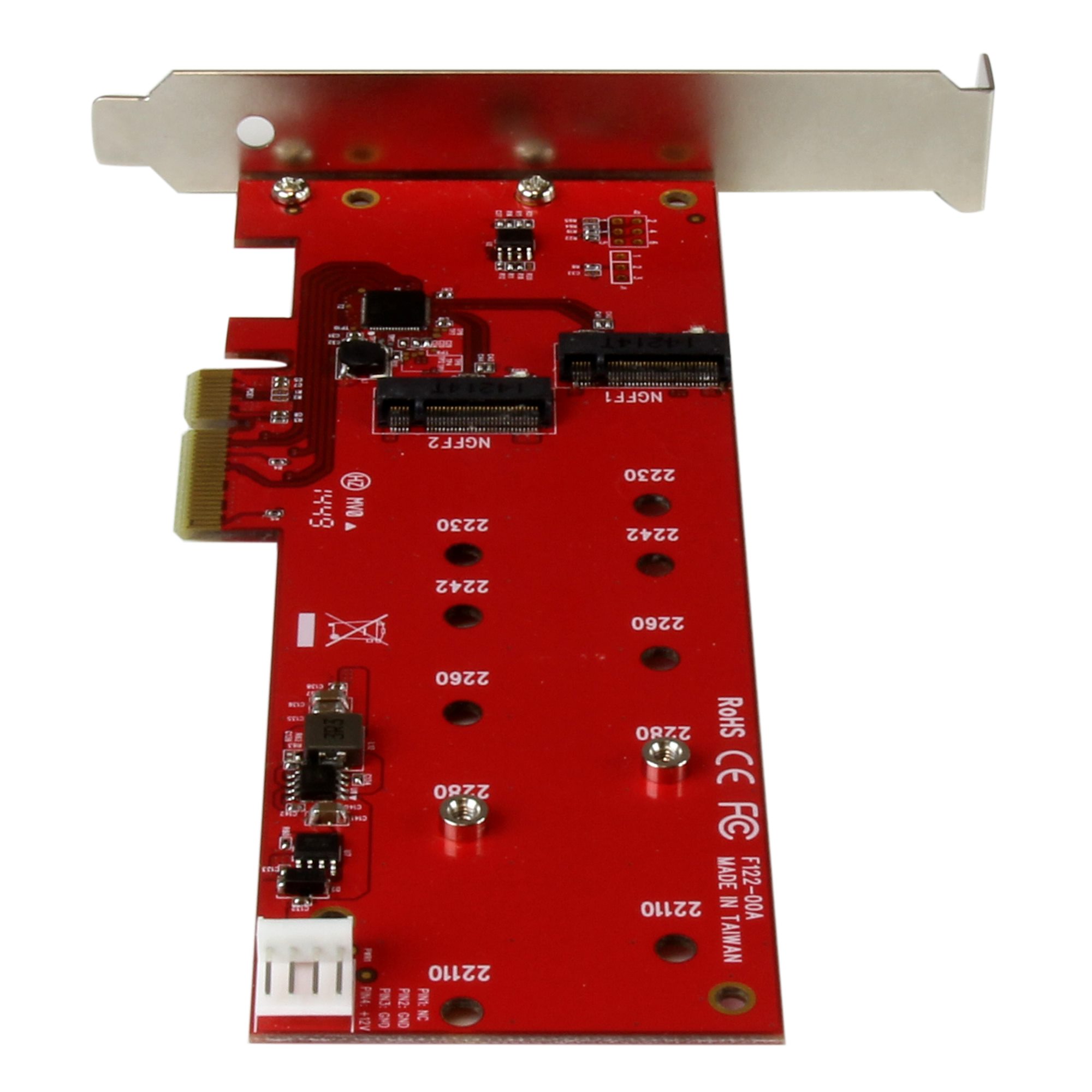 2X M.2 SSD CONTROLLER - PCIE .