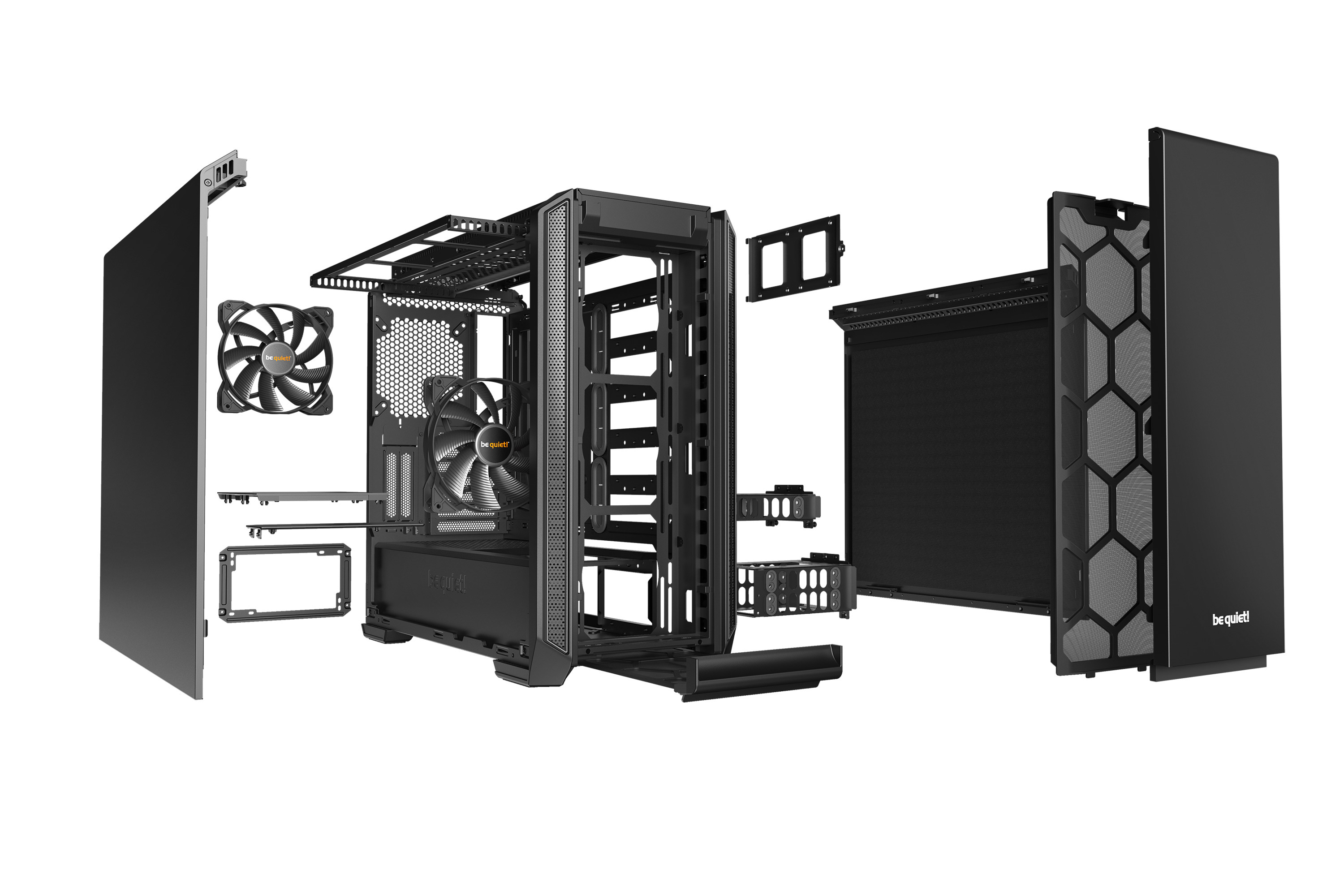 SILENT BASE 601 Black, Tower-Gehäuse