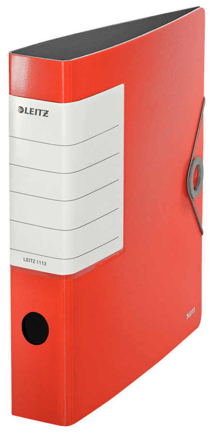 LEITZ Solid 1113 Ordner hellrot Kunststoff 6,2 cm DIN A4, 1 St.