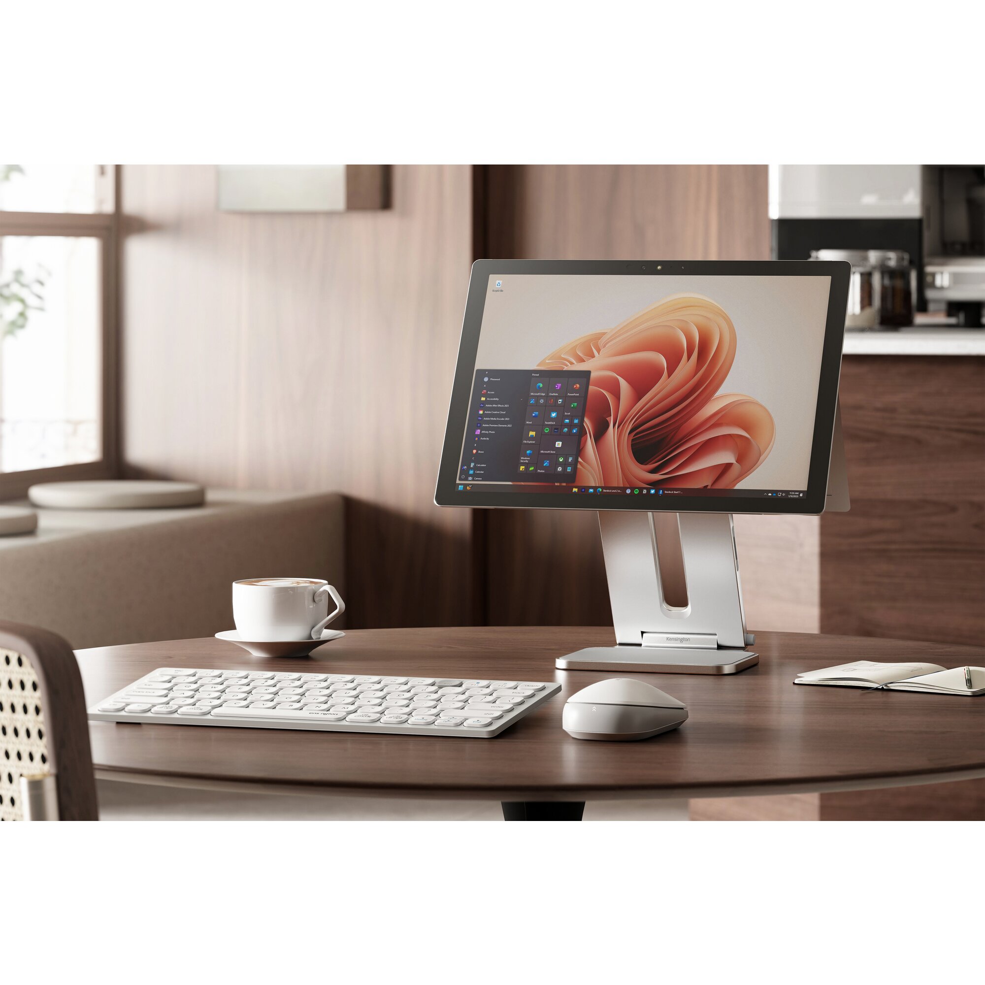 Kensington Tablet-Halterung K58277WW K58277WW silber für 1 Surface Pro oder Surface Go Modell, Tischständer