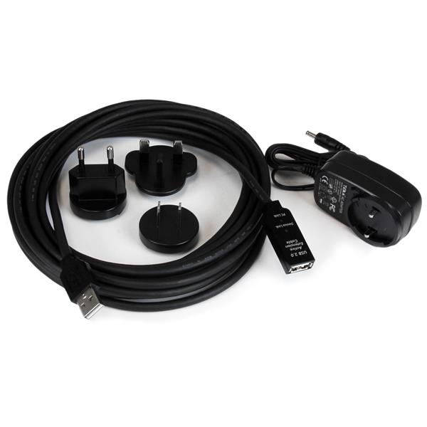 STARTECH.COM 5m aktives USB 2.0 Verlängerungskabel - St/Bu - USB Verlängerung / Repeater Kabel