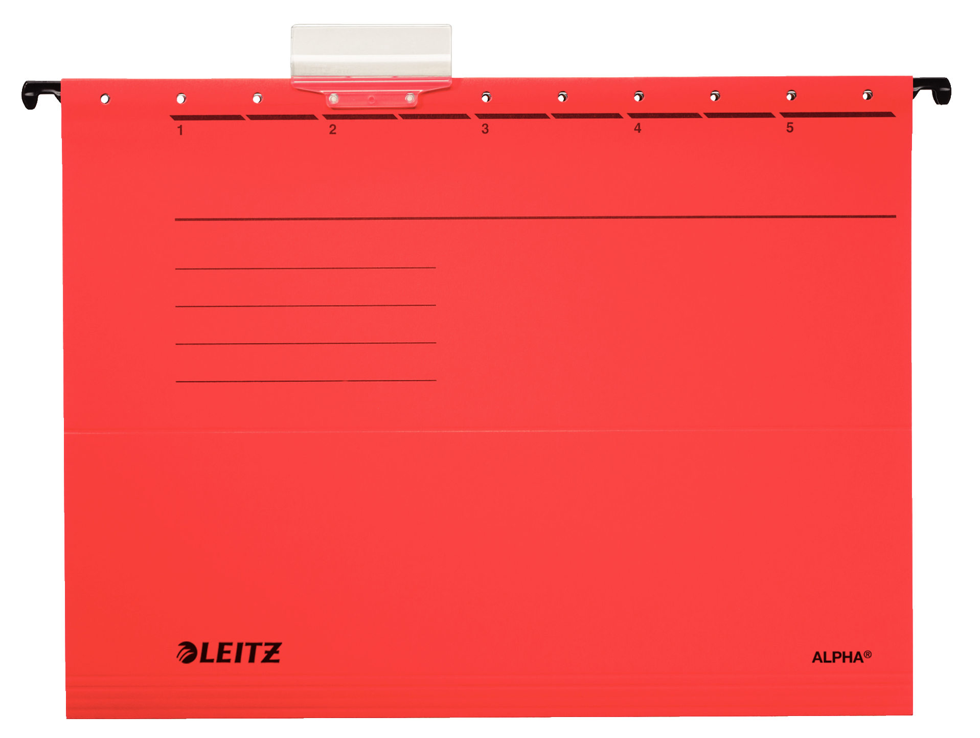 LEITZ Hängemappen ALPHA® 1985 rot, 5 St.