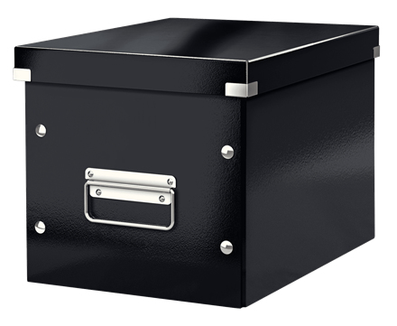 LEITZ Click & Store Aufbewahrungsbox 10,0 l schwarz 26,0 x 26,0 x 24,0 cm, 1 St.