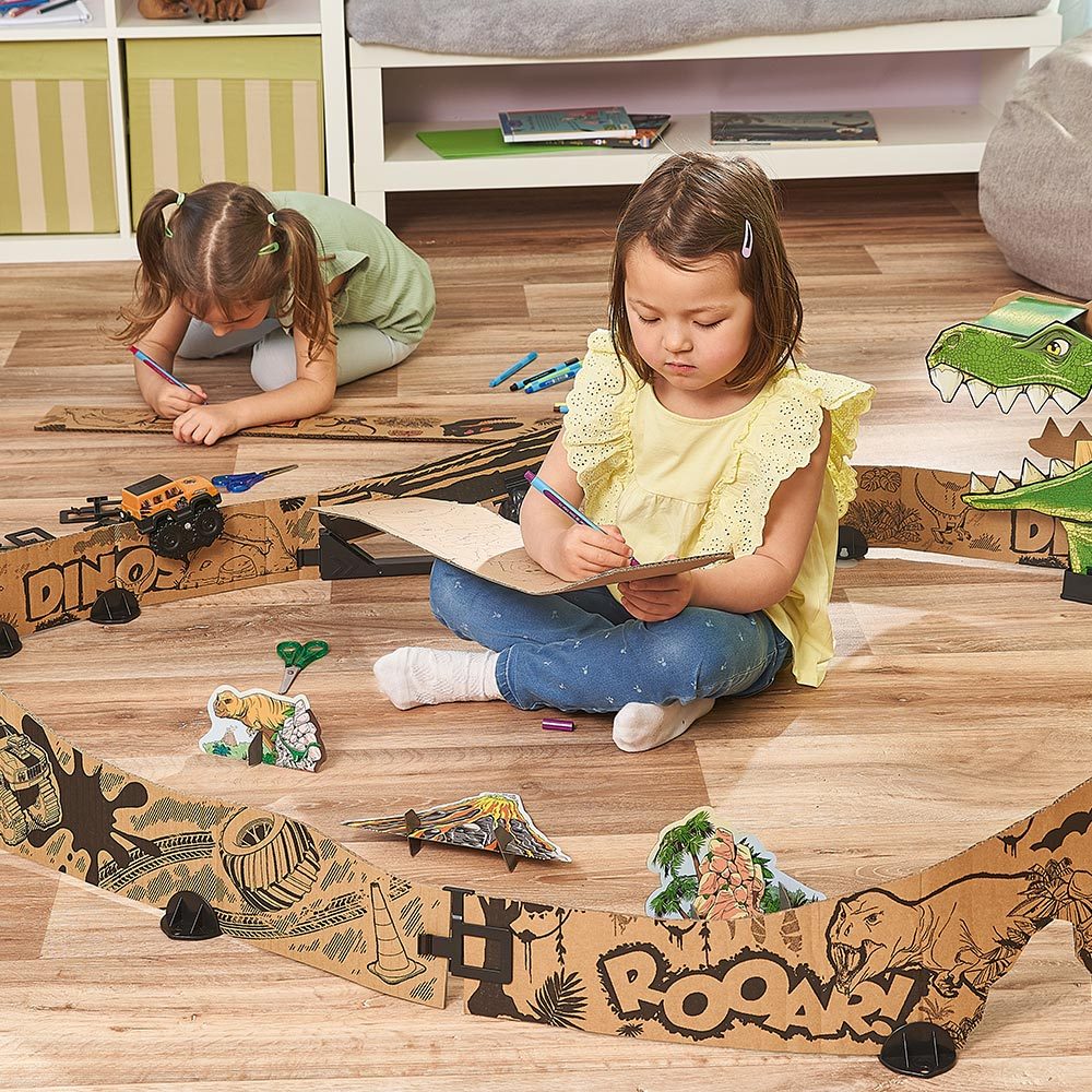 Car-Board Racers - Dino-Adventure Set, Bahn