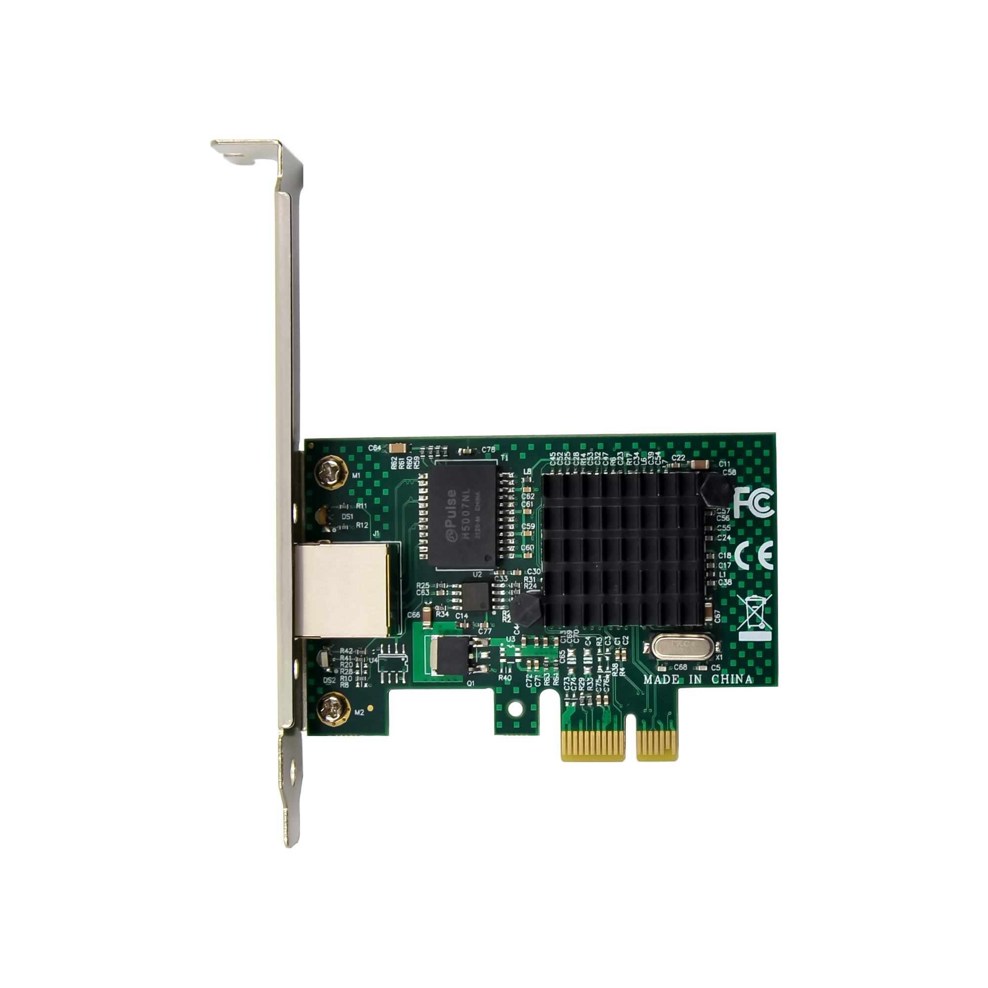 LevelOne GE Netzwerkkarte PCIe1x/1xMulti-Mode SC silber
