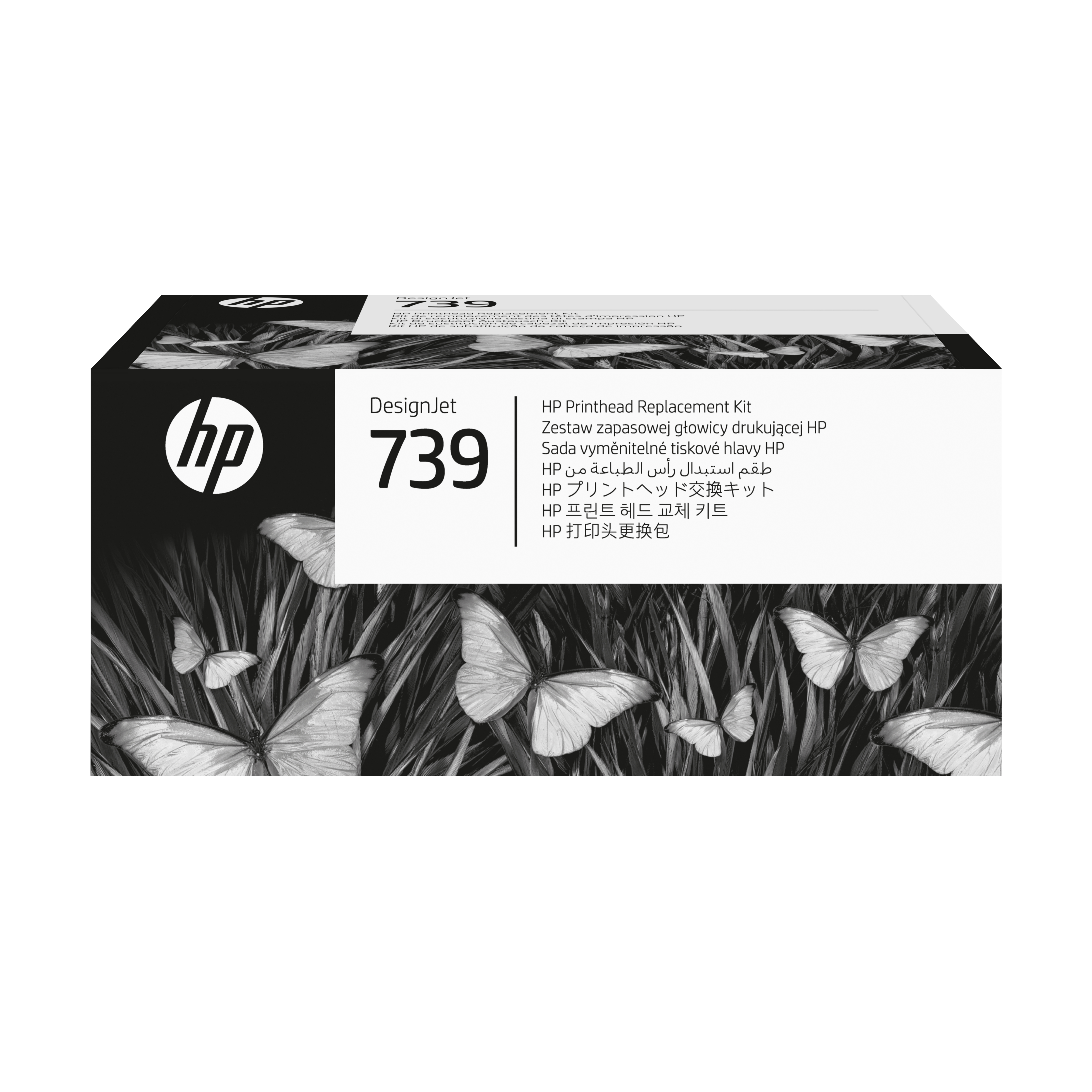 HP 739(498N0A) schwarz, cyan, magenta, gelb Druckkopf