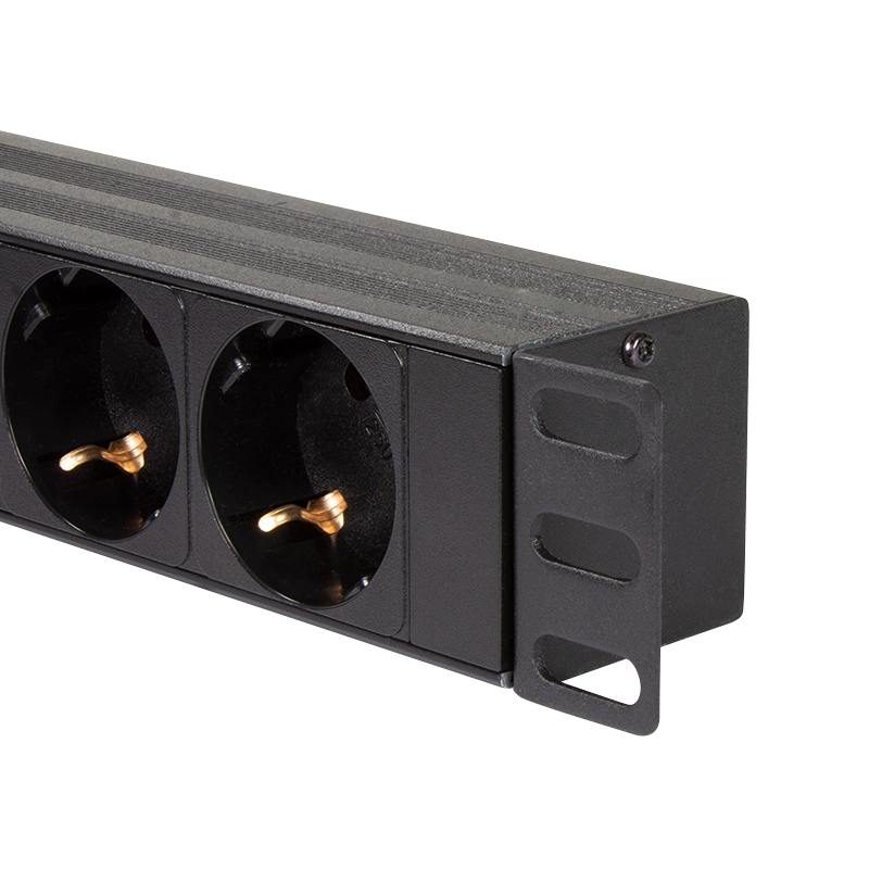LogiLink Steckdosenleiste 8-fach (CEE7/7) PDU Steckdosenleiste Rack PDU8C02