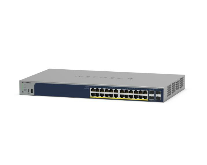 28PORT POE+ GB SMART MGD SWITCH 24X 1G POE + 4X SFP