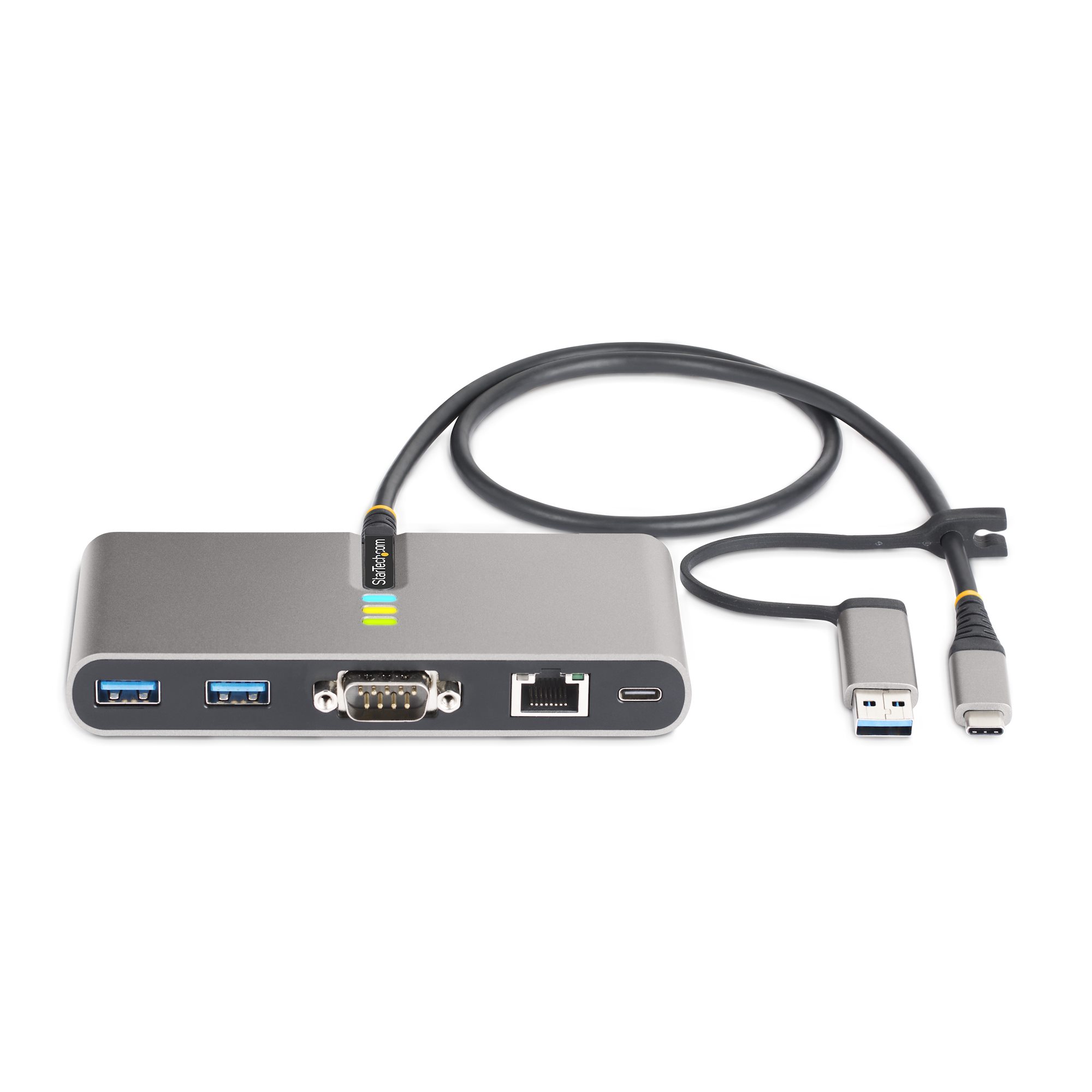 USB-C/USB-A HUB - GBE - RS232 A HUB GB ETHERNET RS232 SERIAL