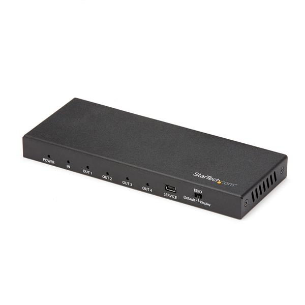 StarTech.com HDMI Splitter 4-Port 4K 60 Hz HDR Schwarz