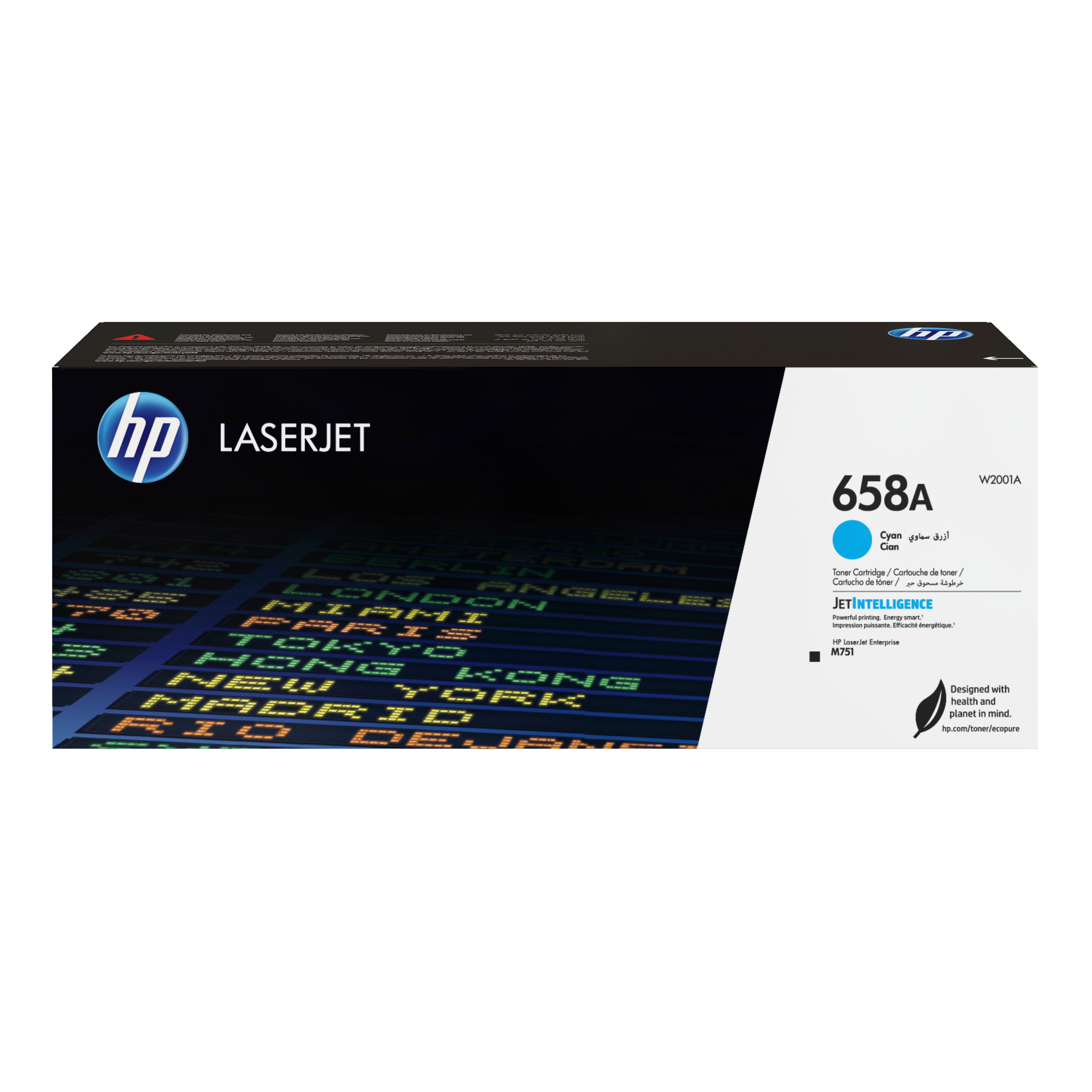 HP 658A Cyan LaserJet Tonerpatrone