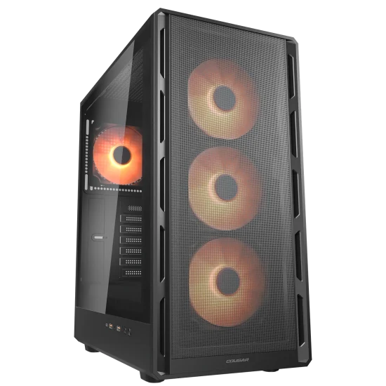 COUGAR Gehäuse Midi-Tower Airface Pure PRO, ARGB, Schwarz