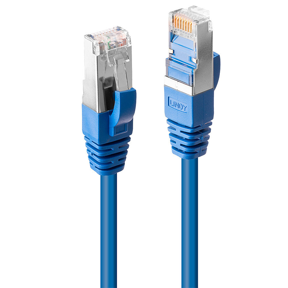 LINDY Patchkabel Cat6 SSTP / S/FTP PIMF blau 2.00m