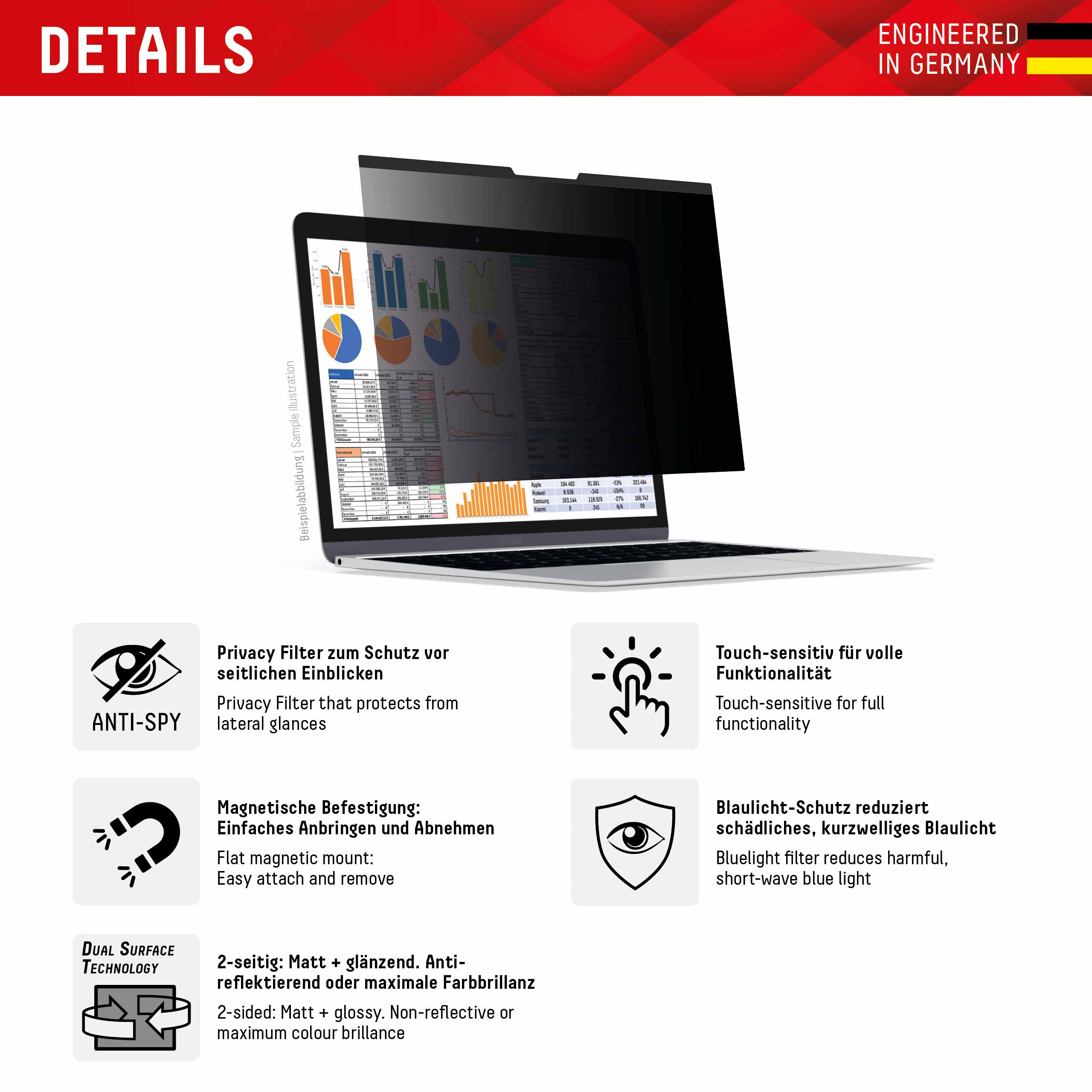 DISPLEX Privacy Safe MacBook Pro 14,2"