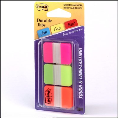 Post-it® Index Strong Haftmarker farbsortiert 3x 22 Streifen