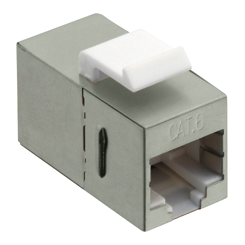 Logilink Keystone Kupplung 2X RJ45 STP 14,5mm, Cat.6, Metall