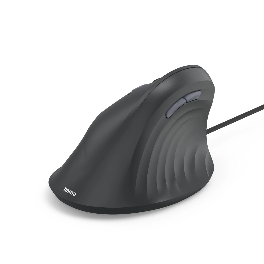 hama ECM-500L Maus ergonomisch kabelgebunden schwarz