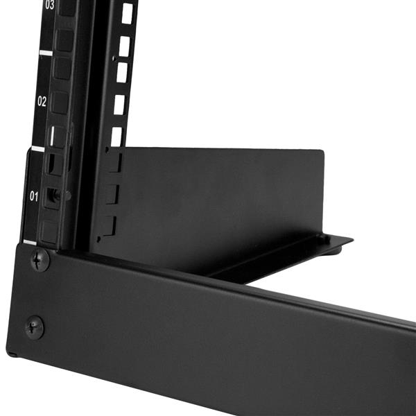 2-POST DESKTOP RACK - 8U 8U OPEN FRAME RACK CABINET - 8U