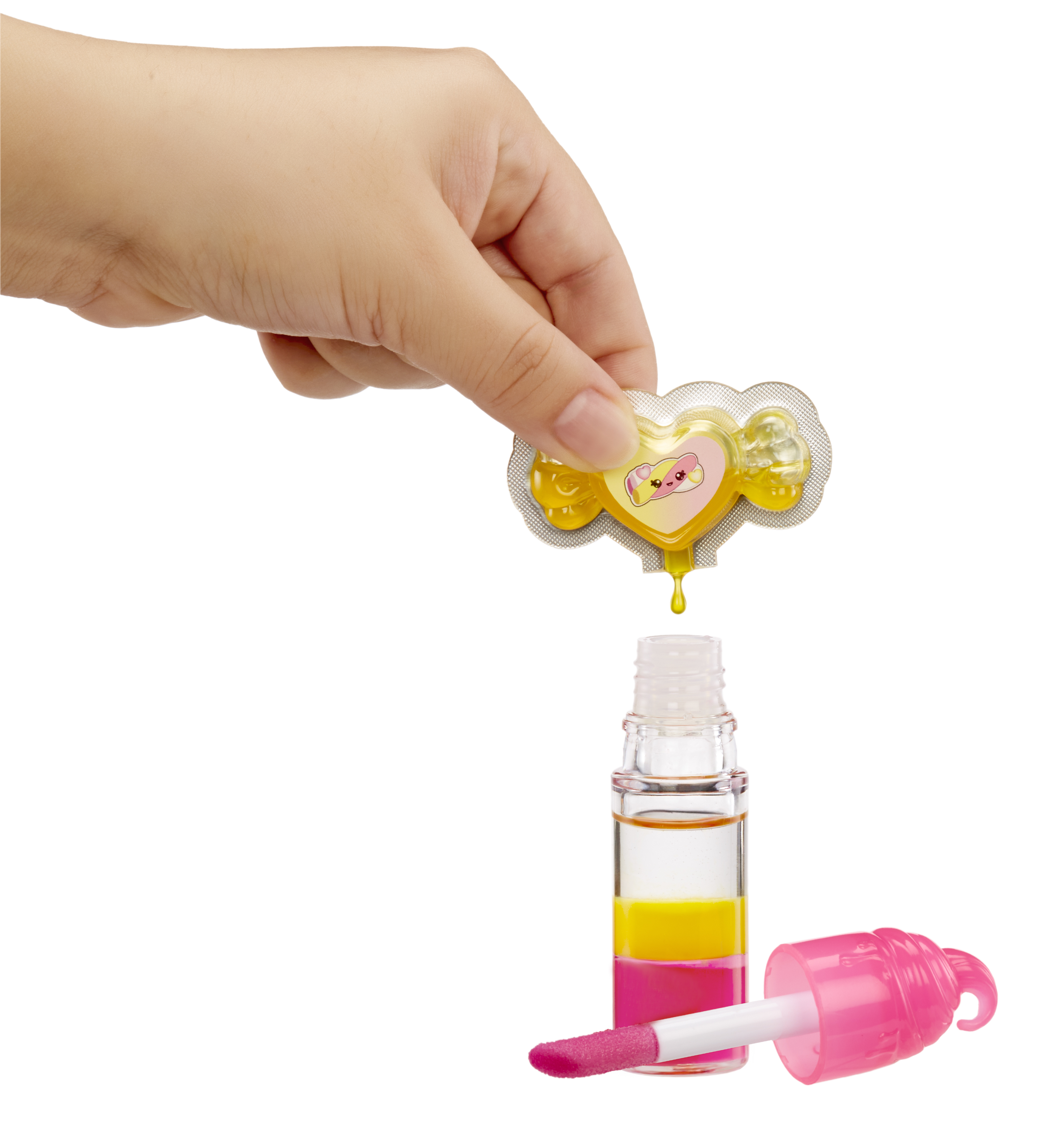 Yummiland Lip Gloss Doll: Mystery Color Change - Mila Mallows, Puppe