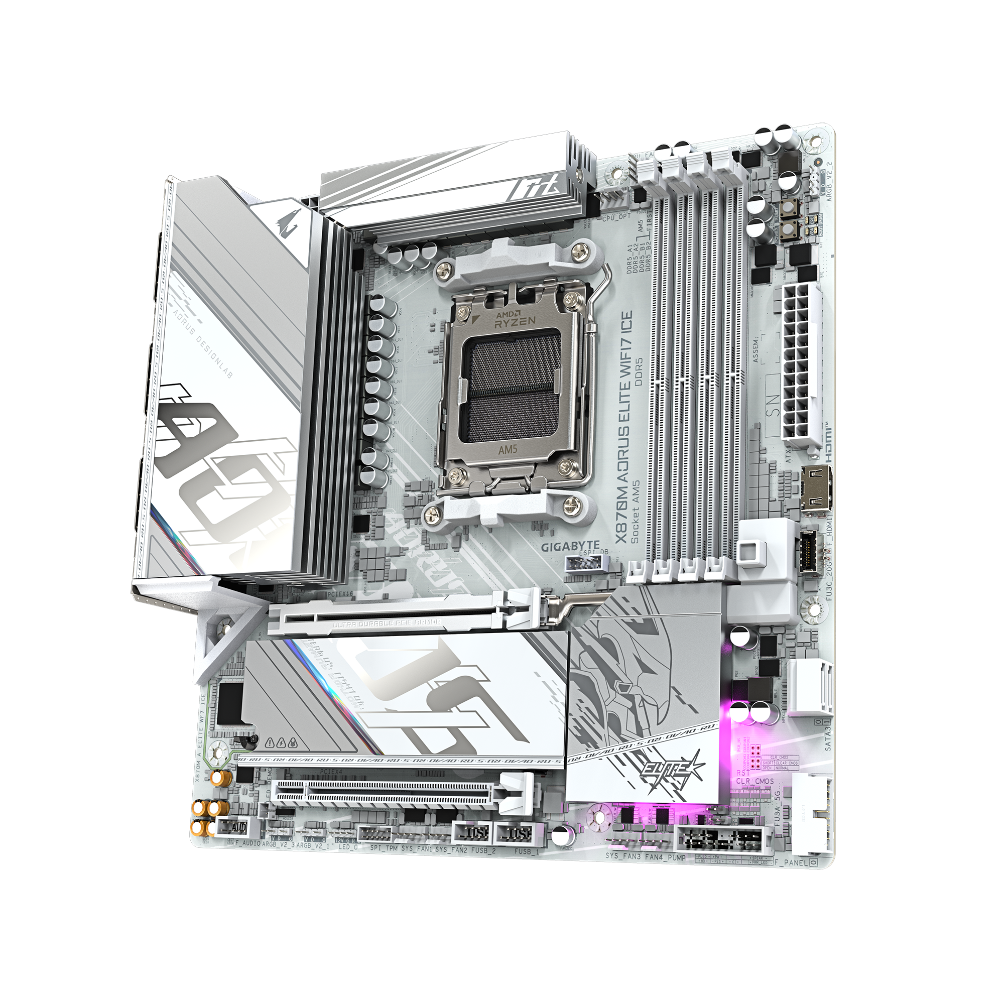 Gigabyte GA-X870M A ELITE WF7 ICE (AM5) (D)