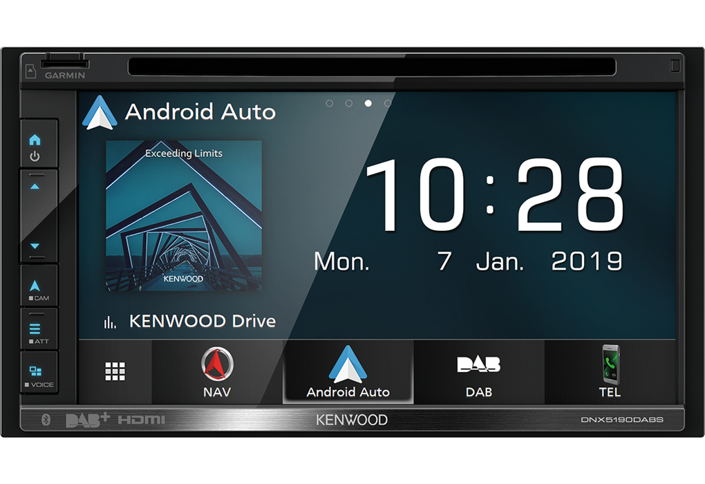 Kenwood DNX5190DABS CD/DVD/USB/BT/iPhone 6,8'' Disp. 2-DIN