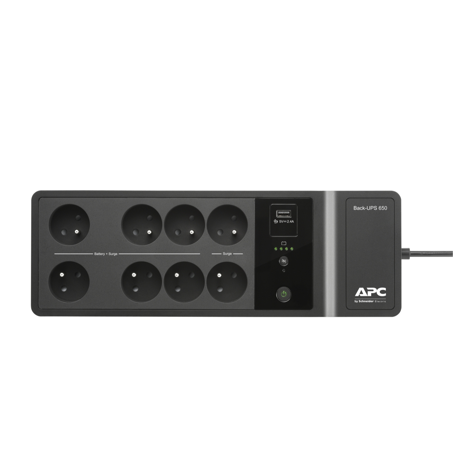 APC Back-UPS BE650G2-FR UPS AC 220/230V 400Watt 650VA USB output connectors 8 Black