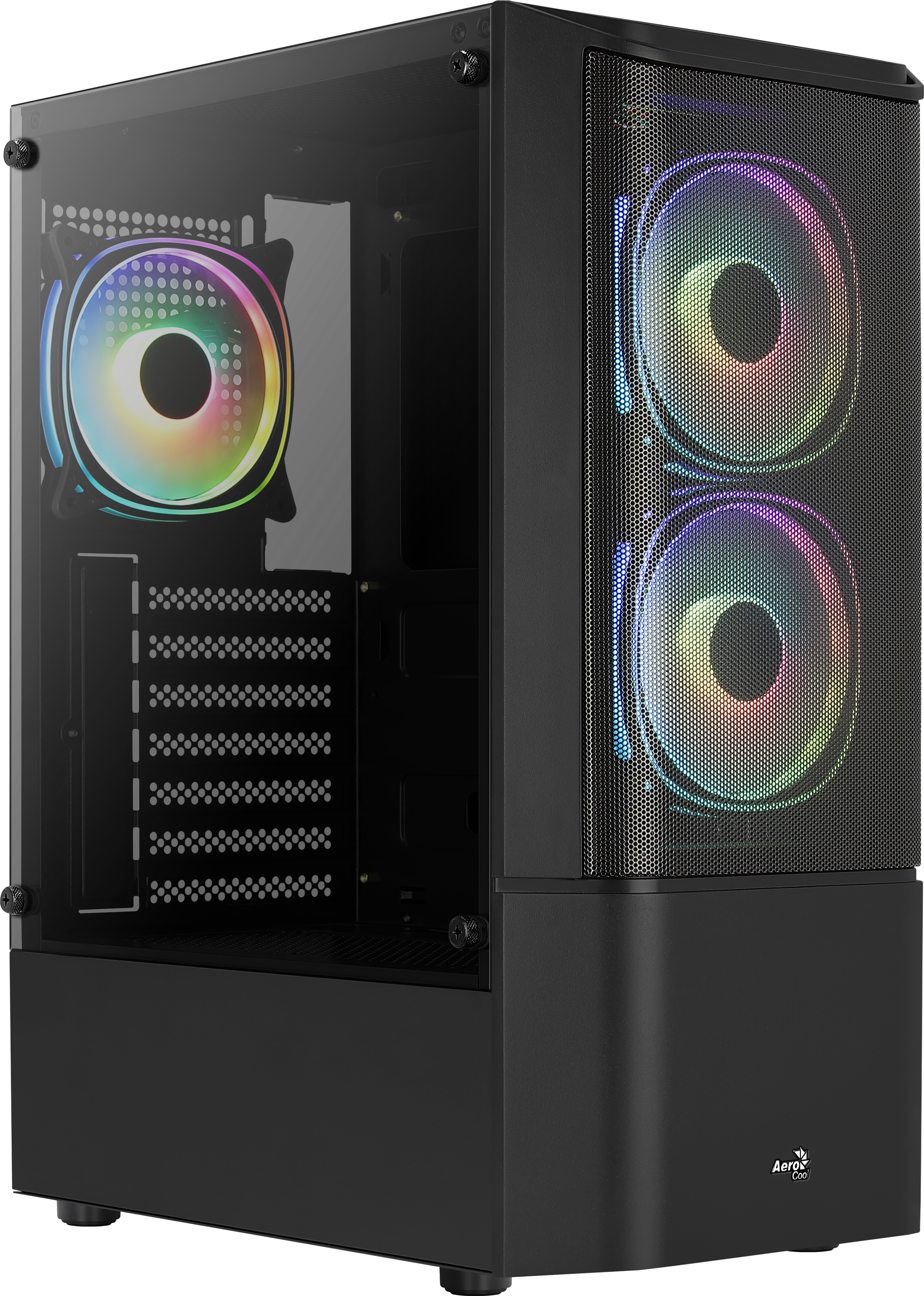 AeroCool Geh Midi Quantum Mesh v3 Black MicroATX/ATX/MiniITX