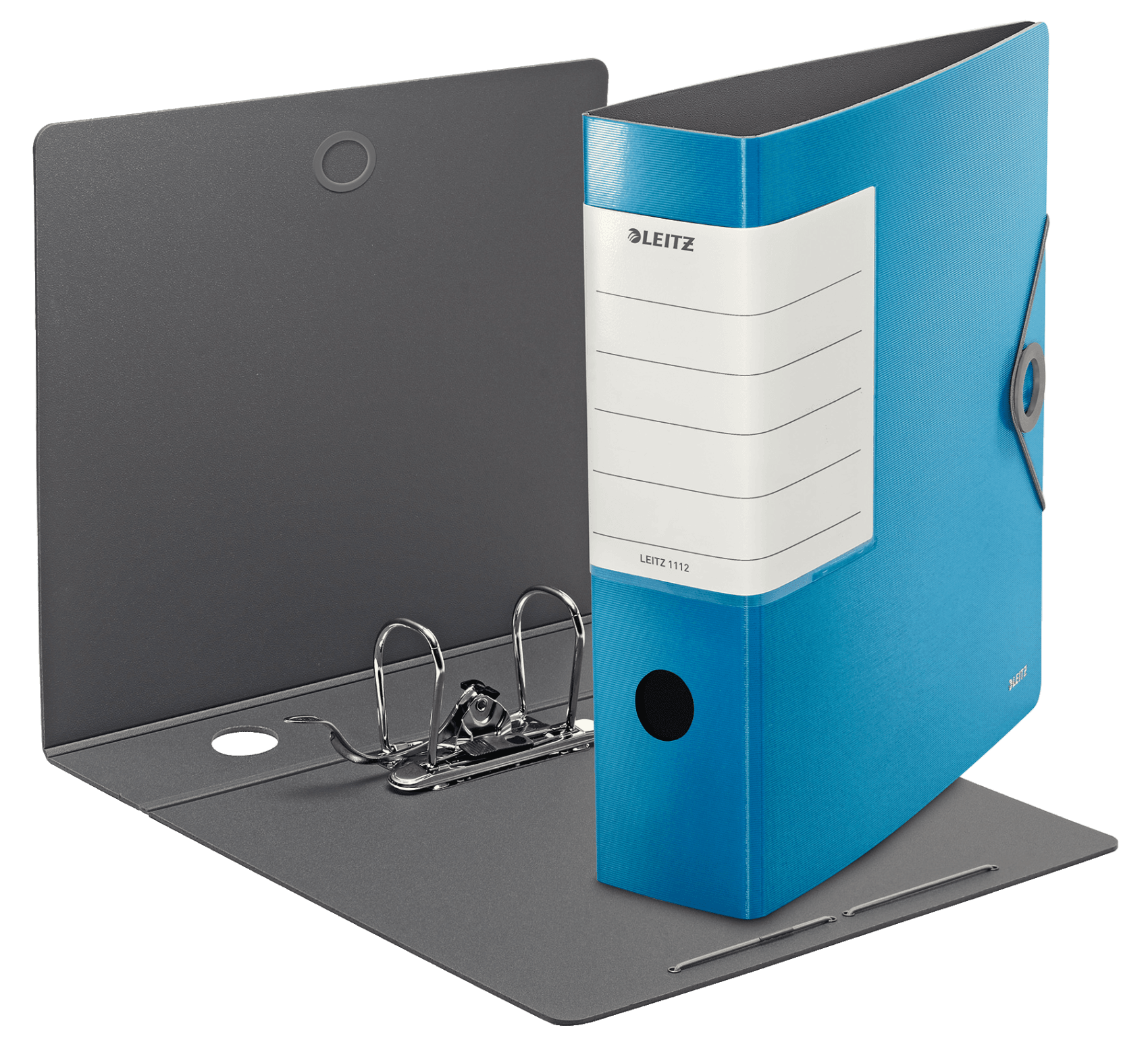 LEITZ Solid 1112 Ordner hellblau Kunststoff 8,2 cm DIN A4, 1 St.