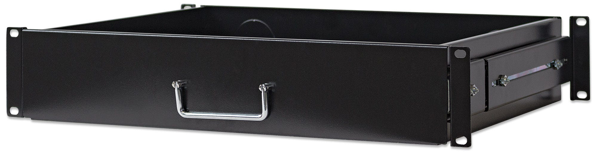 INTELLINET 19 Schublade 350mm 2HE tief ausziehbar schwarz