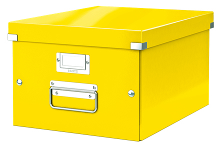 LEITZ Click & Store Aufbewahrungsbox 16,7 l gelb 28,1 x 36,9 x 20,0 cm, 1 St.