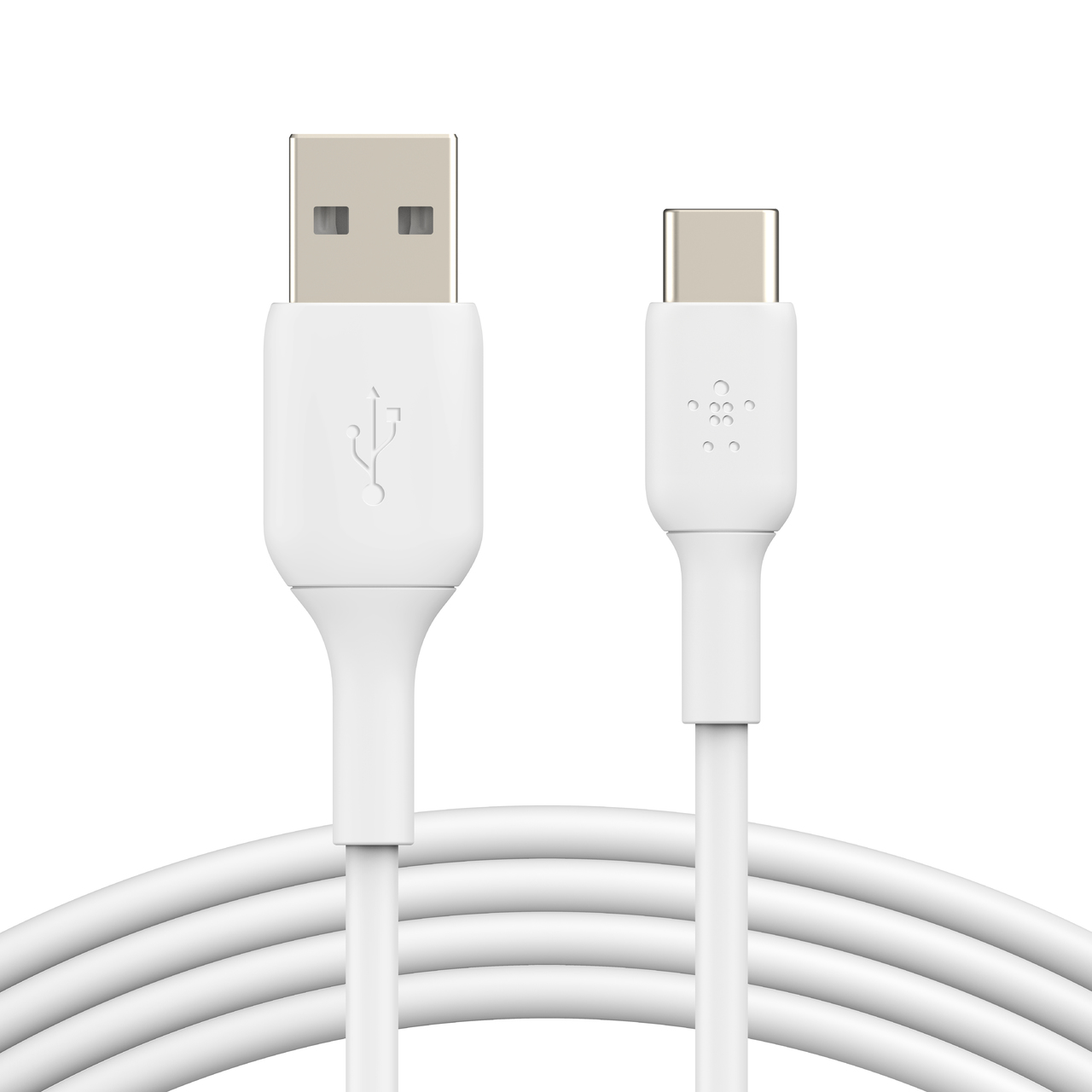 USB-C/USB-A CABLE PVC 1M WHITE