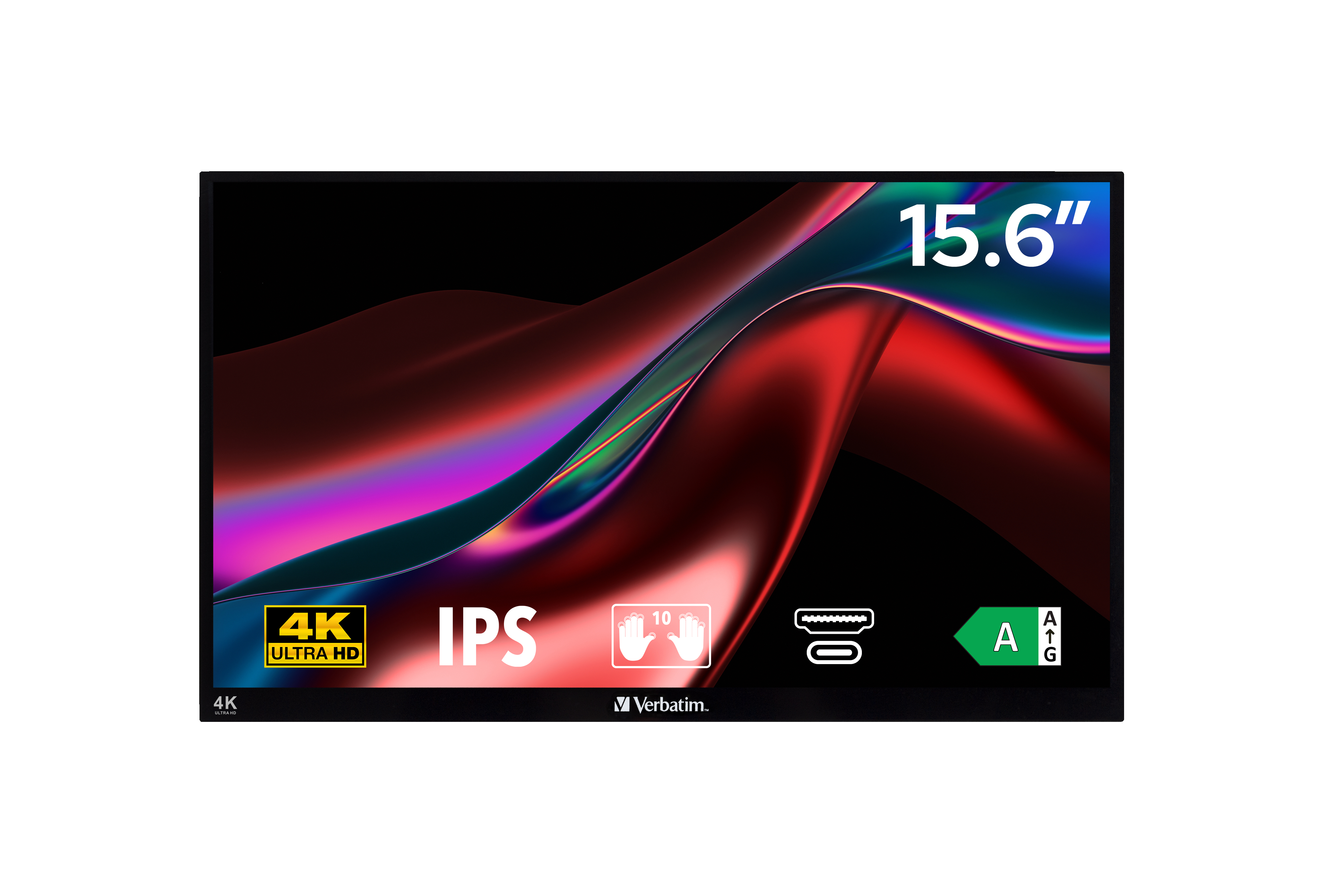 Verbatim PMT-15 4K Portable Touchscreen Monitor