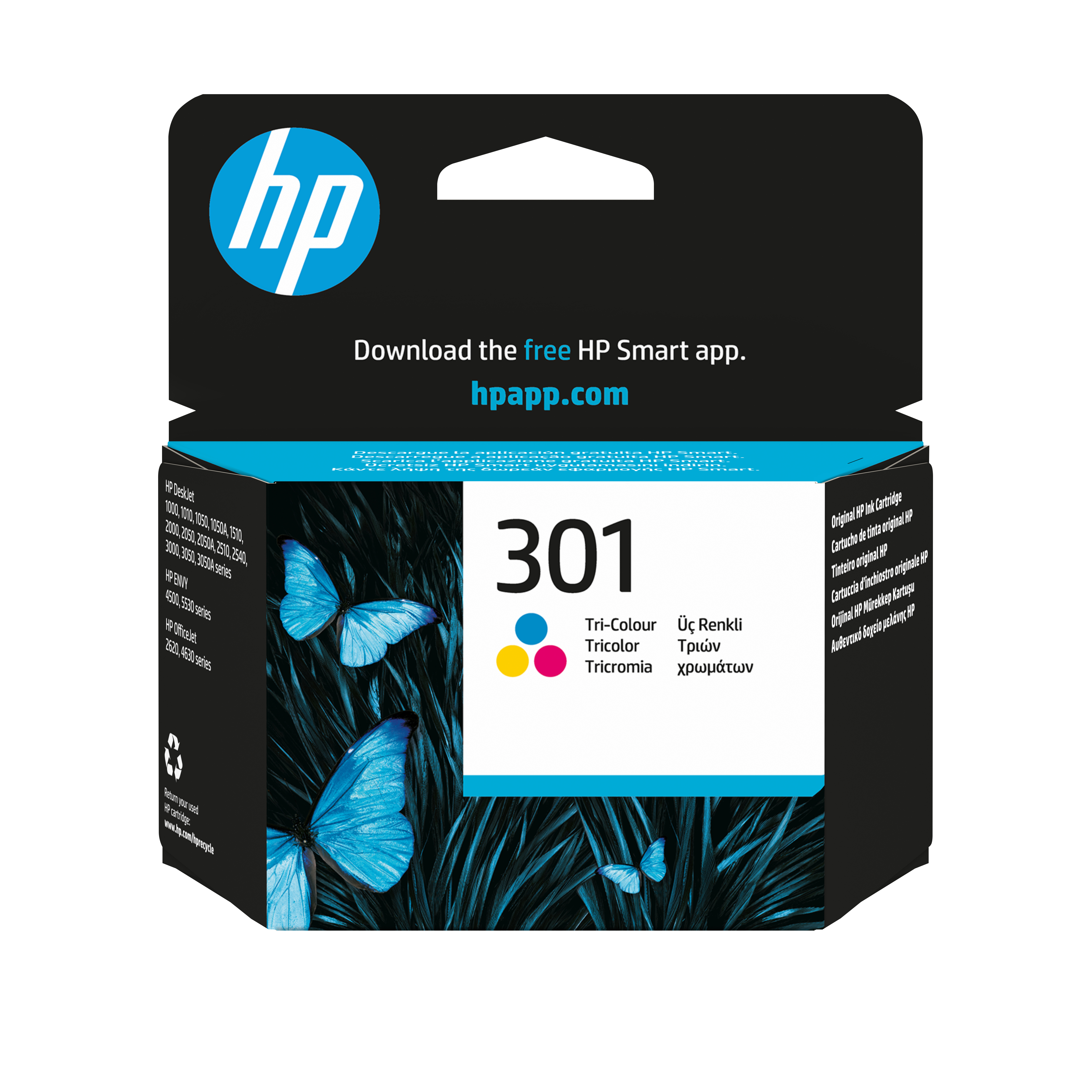 HP 301 Dreifarbig Tintenpatrone 3ml