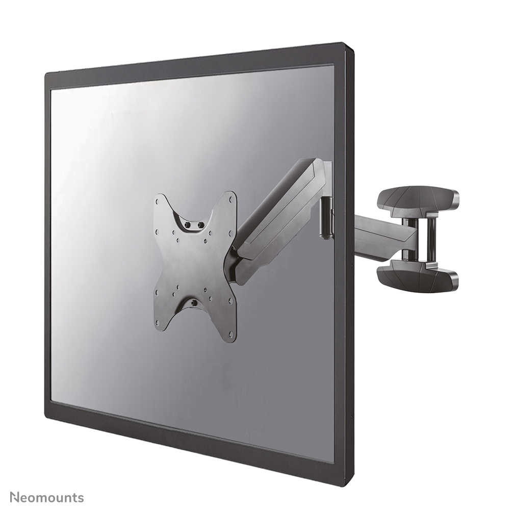 NEOMOUNTS wall mounted gas spring TV mount 3 pivots VESA 200x200